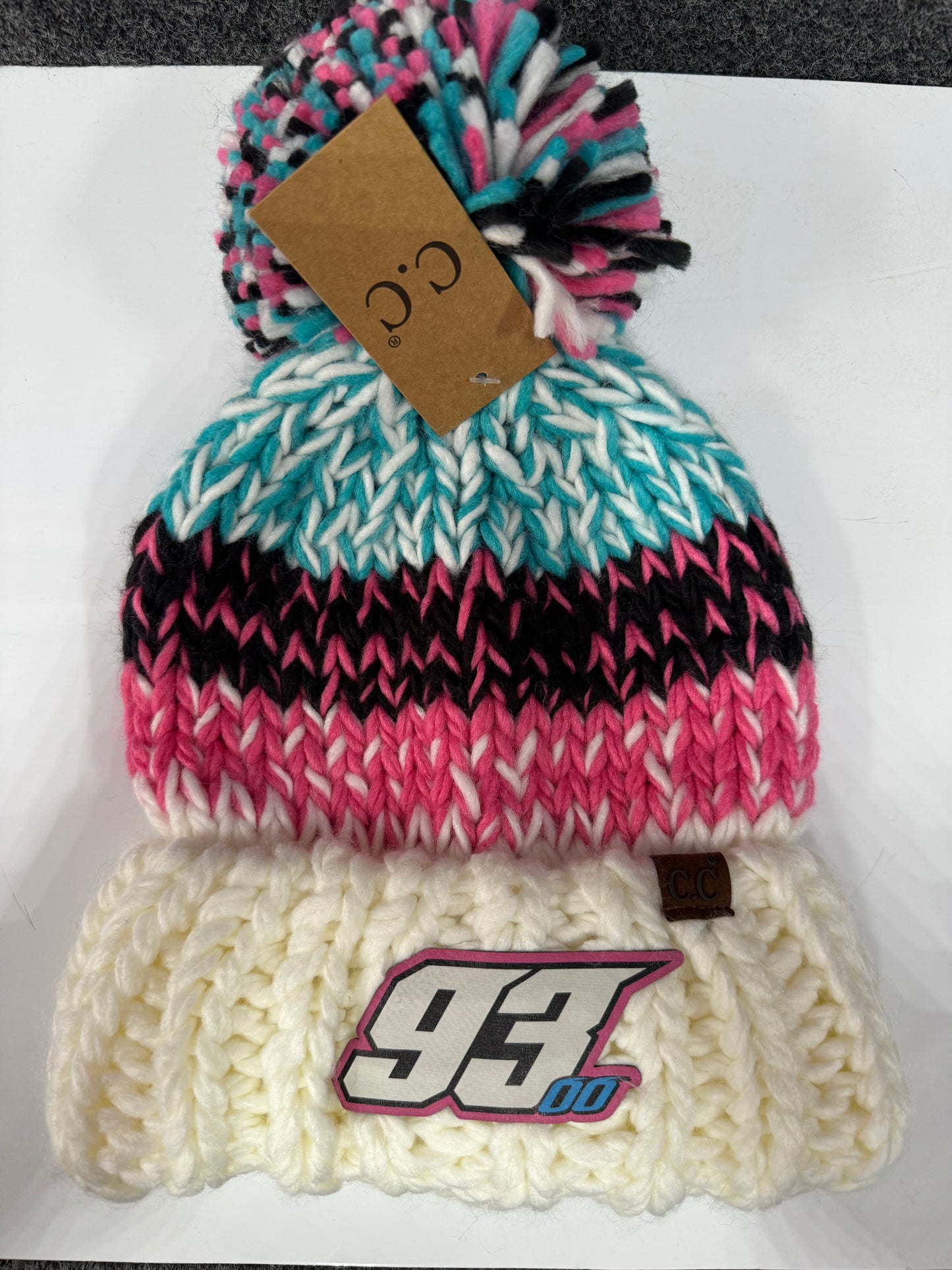 Pink #93 Beanie