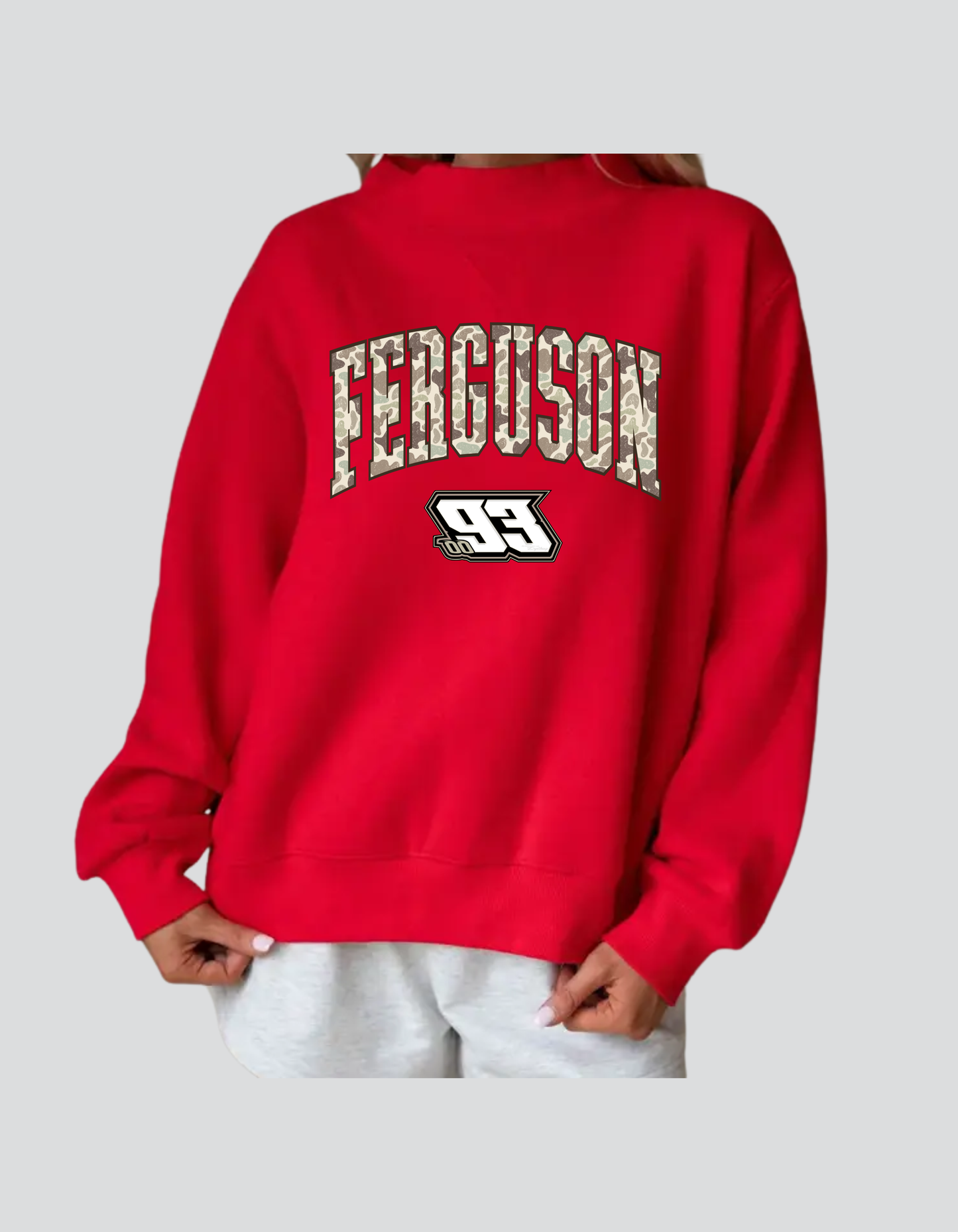 Red Duck Camo Mockneck