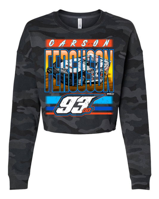 Cropped Storm Camo Pullover