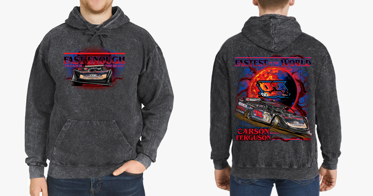 Acid wash Ferguson Things Hoodie