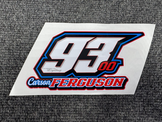 Carson Ferguson 93 Sticker