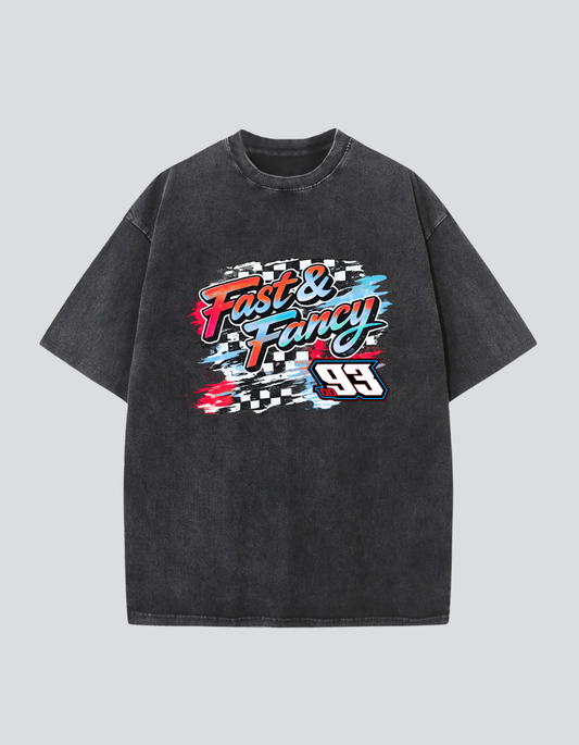 Fast & Fancy Ferguson 93 Retro Acid Wash Tee