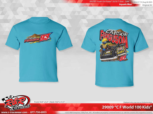 Youth blue world 100 t shirts