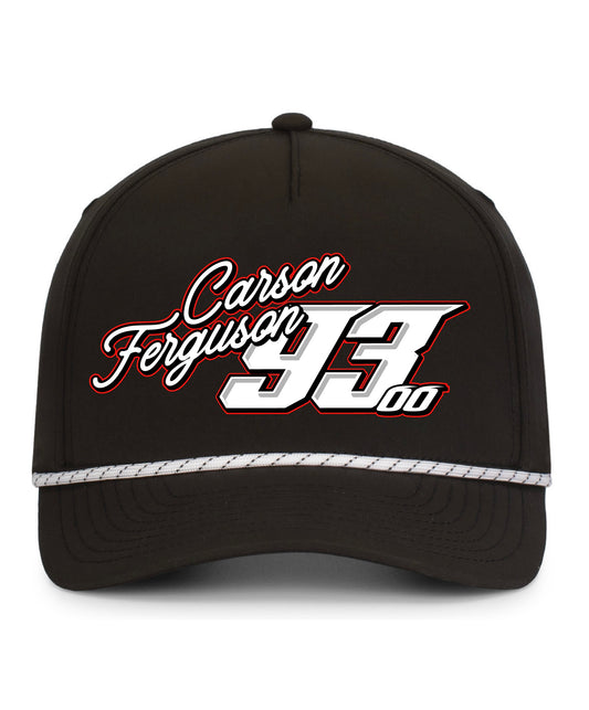 CARSON FERGUSON ROPE BLACK HAT